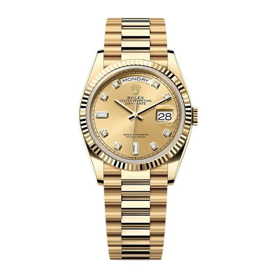 Day-Date Diamond 128238 "Yellow Gold"