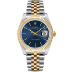 Datejust Gold & Steel Blue Dial 36mm