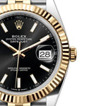 Datejust Oystersteel 126333 'Gold White'